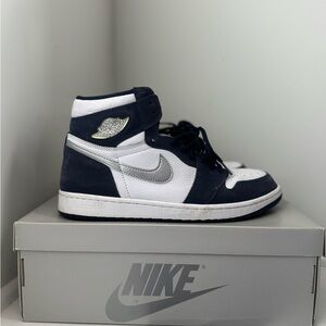 Nike Air Jordan Sneakers - Navy and White